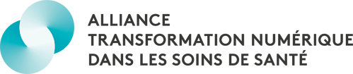 Logo de l'Alliance pour la transformation numérique du secteur de la santé, en couleur sur fond transparent